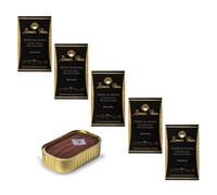 Filetti di Acciughe Ramòn Pena | Filetti di Acciughe del Cantabrico Esclusivo Olio Oliva | Pesce in Scatola Artigianale - 5 x 85 Gr (Peso sgocciolato 5 x 50 Gr) | Acciughe Cantabrico Prima Scelta