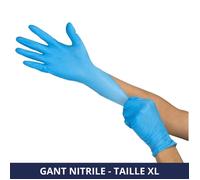 FILFA FRANCE - Gant taille XL - Nitrile non poudré - Bleu - x300
