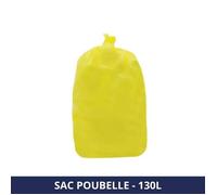 FILFA FRANCE - Sac poubelle 130L - Jaune - BD - x100 sacs