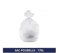 FILFA FRANCE - Sac poubelle 170L - Transparent - x100 sacs