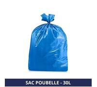 FILFA FRANCE - Sac poubelle 30L - Bleu - x500 sacs