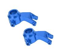FILFEEL 2 Pièces : 10 Coupelles de Direction en Alliage d'aluminium pour Voiture Senton Typhon Big Rock RC, Mise à Niveau Rouge (Blue)