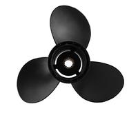 FILFEEL 3- Hélice Hors-Bord de 10/4 Pouces de Diamètre, 14 Dents, en Alliage d'aluminium, Accessoire de Remplacement pour économe en Eau Salée et en Carburant