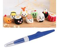 FILFEEL 3 Stylos à Aiguilles à Feutrer Portables pour les Travaux Manuels, Faciles à Utiliser, Prise en Main Confortable, Outil de Couture en Bleu (BLUE)