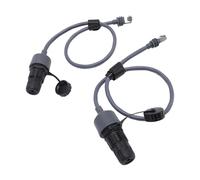 FILFEEL Adaptateur Ethernet SPX vers RJ45 0,5 M Câble Coupleur étanche IP68 pour Systèmes Gen 3 V3 - Cuivre Pur 24 AWG, Blindage Entièrement Métallique, Transfert de Données 2000 Mbps