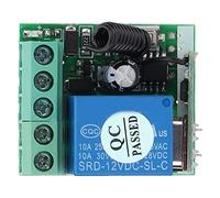 FILFEEL AKRKO1SY DC 12 V Commutateur de Télécommande d'apprentissage à un Canal pour Portes électriques, Fenêtres et Applications Industrielles