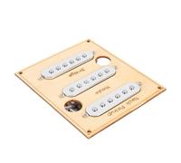 FILFEEL Alnico 5 Set de Micros à Bobine Unique pour Guitare électrique - Remplacement du Pont Central du Manche avec Espacement des Pôles de 48 Mm/50 Mm/52 Mm, Vintage, Impédance de 6,4 KΩ à 7,0 KΩ,