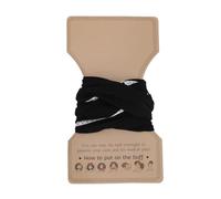 FILFEEL Bandeau pour Cheveux Bouclés Large en Tissu Extensible pour Tresses épaisses avec Protection contre les Frisottis Pendant la Nuit 19,69 X 9,06 Pouces (BLACK)