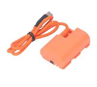 FILFEEL Batterie Factice Décodée E6 de Type C, Remplacement Compatible pour 5D IV, 5D III, 6D, 7D II et Plus