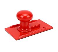 FILFEEL Bloc Poussoir pour le Travail du Bois - Outil ABS Robuste pour Scie à Table, Dégauchisseuse, Toupie, Façonneuse et Scie à Ruban - Conception Rouge Vif Haute visibilité avec Poignée Texturée et