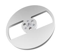 FILFEEL Bobine de Ruban Vide de 7 Pouces pour Lecteurs de Bande Bobine à - de Réception Ouverte Universelle / 4 Pouces en Alliage d'aluminium avec 2 Trous Coupe-vent - de Remplacement Conforme NAB