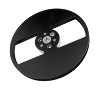 FILFEEL Bobine de Ruban Vide de 7 Pouces pour Lecteurs de Bande Bobine à - de Réception Ouverte Universelle / 4 Pouces en Alliage d'aluminium avec 2 Trous Coupe-vent - de Remplacement Conforme NAB