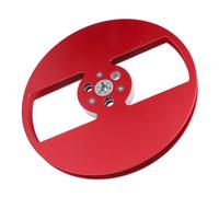FILFEEL Bobine de Ruban Vide de 7 Pouces pour Lecteurs de Bande Bobine à - de Réception Ouverte Universelle / 4 Pouces en Alliage d'aluminium avec 2 Trous Coupe-vent - de Remplacement Conforme NAB