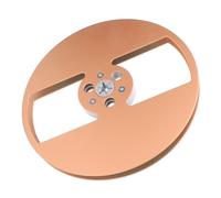 FILFEEL Bobine de Ruban Vide de 7 Pouces pour Lecteurs de Bande Bobine à - de Réception Ouverte Universelle / 4 Pouces en Alliage d'aluminium avec 2 Trous Coupe-vent - de Remplacement Conforme NAB