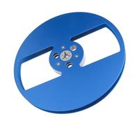 FILFEEL Bobine de Ruban Vide de 7 Pouces pour Lecteurs de Bande Bobine à - de Réception Ouverte Universelle / 4 Pouces en Alliage d'aluminium avec 2 Trous Coupe-vent - de Remplacement Conforme NAB