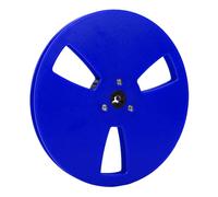 FILFEEL Bobine de Ruban Vide de Remplacement de 7 Pouces pour Lecteurs de Bande Studer Reel to Reel - Bobine de Réception ABS de 4 Pouces avec Bride NAB et 3 Trous de Traînée du Vent (BLUE)