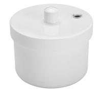 FILFEEL Boîte de Désinfection, Pot de Stérilisation Rond pour Outils de Manucure, Nettoyage de Bijoux, avec Plateau Amovible, Panier Auto-drainant, Usage Domestique en Salon