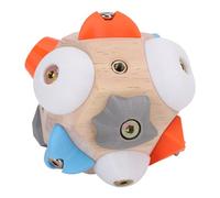FILFEEL Boulder Block Toy - Défi d'escalade 3D Portable pour l'entraînement de la Force des Doigts, Outil de Développement des Compétences d'escalade Portable avec 12 Piquets, Planche de densité,