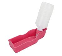 FILFEEL Bouteille Automatique pour Animaux de Compagnie de 300 ML avec Design Suspendu et Base Antidérapante, Idéale pour Les Chiens et Les Chats en Bleu (Pink)