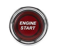 FILFEEL Bouton d'arrêt de Démarreur d'allumage de Commutateur de Démarrage de Moteur de LED avec la Lumière LED Rouge pour les Camping-cars et les Voitures de Course (rouge)