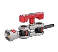 FILFEEL Bras articulé à 360 Degrés, Double Tête avec Broches Rétractables pour Appareils Photo et Accessoires