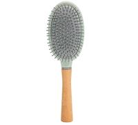 FILFEEL Brosse à Cheveux Démêlante, Brosse de Massage du Cuir Chevelu avec Manche en Bois à Large écart avec Conception Ergonomique, pour Cheveux Secs et Mouillés, Salon de Voyage à
