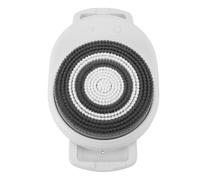 FILFEEL Brosse Corporelle Murale, Brosse de Douche électrique étanche IPX7 avec Rail Coulissant et 3 Têtes de Rotatives, pour Exfoliation et Massage Complet du Corps