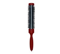 FILFEEL Brosse Ronde pour Brushing, Brosse à Cheveux avec Trous D’Aération et Manche en Bois, 32 Mm, for Séchage et Brushing Volumineux