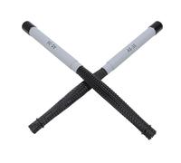 FILFEEL Brosses à Cajon Rétractables en Nylon - Ensemble de Brosses à Percussion Professionnelles pour Cajon, Kit et Percussions à Main - Poignée Ergonomique en ABS, Rétraction Silencieuse, Basses