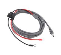 FILFEEL Câble d'alimentation CC 6,6 Pieds 18AWG avec Boîtier 30A et Borne Circulaire pour Antenne Parabolique Utilisation Extérieure