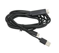 FILFEEL Câble de Miroir de Téléphone Portable vers TV, Câble de Convertisseur d'interface Multimédia USB C vers HD avec Port de Chargement