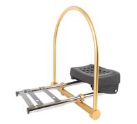 FILFEEL Cadre D'équipement de Spa de Tête, Massage Circulaire du Cuir Chevelu en Cascade avec Support D'angle Réglable à 180 °, pour Salon de Coiffure, Centre de beauté, Usage Domestique (tube rond)