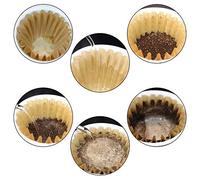 FILFEEL Café en Fibre de Bois 50 Pièces pour des Infusions Plus Propres et Plus Savoureuses-idéal pour la Maison et les Cafés (Pour 1 à 4 personnes)