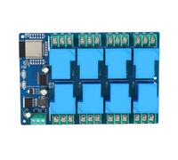 FILFEEL Carte de Relais WIFI pour - Carte de Développement de Module de Relais 8 Canaux 5V 30A avec Boutons Programmables Indicateurs LED Alimentation DC7-28V/5V