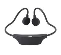 FILFEEL Casque à Conduction Osseuse IPX8 Casque de Natation avec Lecteur MP3 16 Go 5.3 pour la Course à Pied Cyclisme Triathlon de Sport à Oreille Ouverte (Black)
