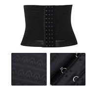 FILFEEL Ceinture Ventrale Post-partum, Enveloppe de Taille Haute élastique pour Femme avec Attaches à 3 Rangées, Matériau en Polyester Respirant pour la Récupération Post-partum et la (M)