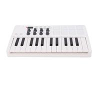 FILFEEL Clavier Contrôleur MIDI 25 Touches avec 8 Pads Rétroéclairés, 8 Boutons Assignables et connectivité USB, Autonomie de 16 Heures pour la Production Musicale, Compatible avec Live, FL Studio,