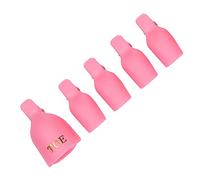 FILFEEL Clips de Déménagement en Gel Polonais Pack de Fonctionnement Facile à 5 Ongles Tool à Maison Salon Toenail Fabrice-hors du Capuchon (PINK)