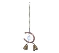 FILFEEL Cloche à Vent en Fer à Cheval - Ornement Rustique à Suspendre en Fer et Alliage de Zinc avec Cloches à Carillon Doux pour Décoration Murale Intérieure et Extérieure, Jardin, Ranch, Bar -