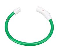FILFEEL Collier LED pour Chien pour la Prévention des Pertes, Collier Lumineux Rechargeable pour Chiens de Tailles avec Modes d'éclairage Dynamiques - Vert S (M)