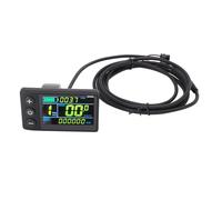 FILFEEL Compteur électrique à écran LCD avec Cartes NFC - Panneau de Commande LCD coloré à 6 Broches pour Guidon de Vélo électrique et de Scooter - Compatible avec Les Vélos électriques KT