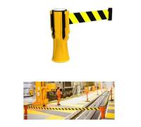 FILFEEL Connecteur Léger de Barrière de Cônes en Plastique Jaune pour l'utilisation d'urgence d'école de Magasin de Trafic (YELLOW)