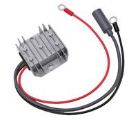 FILFEEL Convertisseur élévateur CC pour Antenne Parabolique - Entrée 9 V-28 V vers Adaptateur de Sortie 30/3,5 A avec Port, Boîtier en Aluminium, Puissance 105 W, Compatible avec Les Batteries 12 24