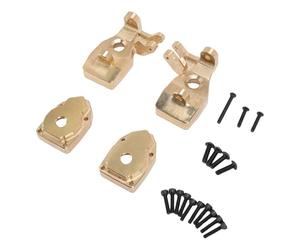 FILFEEL Coupelle de Direction en Laiton RC pour Chenille RC à l'échelle MK07/7 - Bloc de Fusée de Direction en Laiton Haute densité avec Ajustement Symétrique Gauche/Droite - Kit de Coupelle de