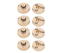 FILFEEL Coussinets d'isolation de Haut-Parleur HiFi, Amortisseur de Vibrations en Aluminium 39x24mm pour Caisson de Basses, Amplificateur CD DVD (IF4023G Or)