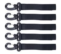 FILFEEL Crochets de Poussette 5 Pièces pour un Rangement Facile du Matériel-clips Multi-usages pour Sacs à Couches, Caddies et Plus Encore (Nouveau produit 01)