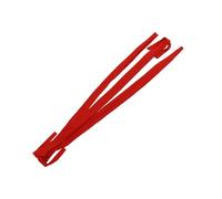 FILFEEL Emballage de Sac pour Queue de Cheval - Kit de Tresses en Polyester à 3 Tubes pour Chevaux, Protecteur et élégant en Rouge (Rouge)