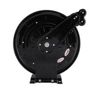 FILFEEL Enrouleur de Tuyau de Nettoyeur Haute Pression Rétractable à 2 Bras - Capacité de 3/8" X 49,21 Pieds, Enrouleur en Acier à Rembobinage Automatique de 4000 PSI avec Cliquet Verrouillable,