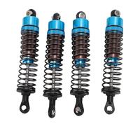FILFEEL Ensemble d'Amortisseurs de Pression d' 4 Pièces de 85 Mm - Amortisseurs de Voiture RC en Alliage 'aluminium CNC pour Véhicules à l'échelle 10 et sur Route - Kit de Mise à Niveau de (BLUE)