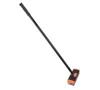 FILFEEL Ensemble de Brosses à Mauvaises Herbes de 3 Po avec Manche de 134 Cm - Têtes de Brosse Doubles en Fil d'acier + Grattoir en Métal pour l'élimination de la Mousse, des Algues et de